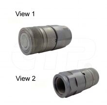 COUPLER-(FEMALE) FLAT FACE