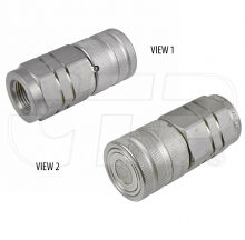 COUPLER (FEMALE) FLAT FACE